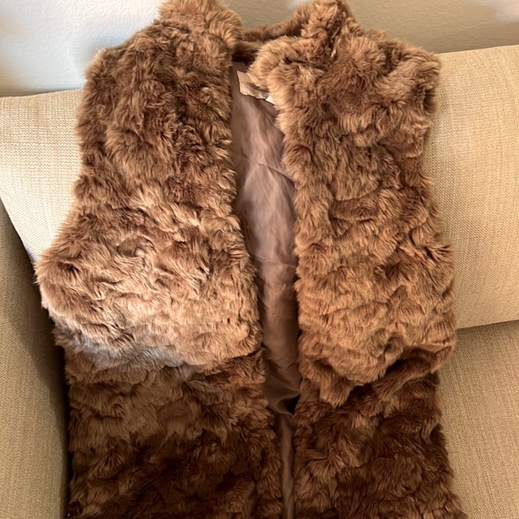 Free People Brown Long Fur Vest - Picture 4 of 4